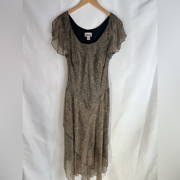 Robbie Bee Dresses & Skirts - Women’s Vintage ROBBIE BEE Leopard Print 100% Silk Maxi Dress